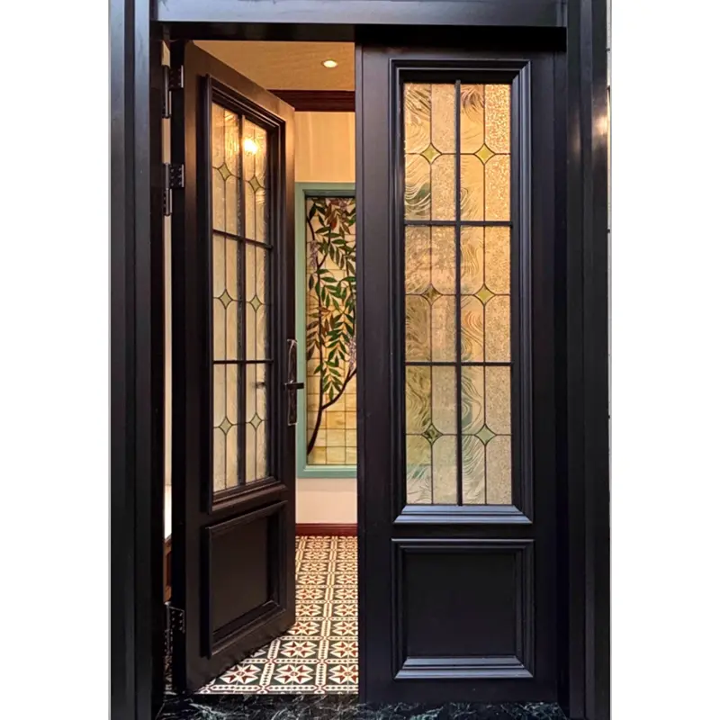 Porte dal design artistico in lega di alluminio