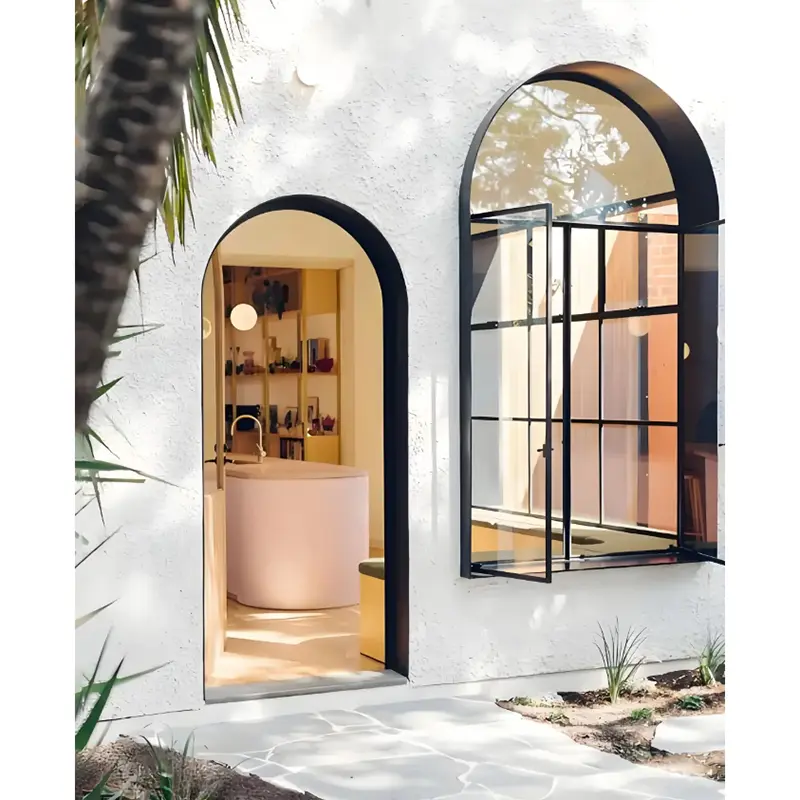 Finestre sagomate in lega di alluminio