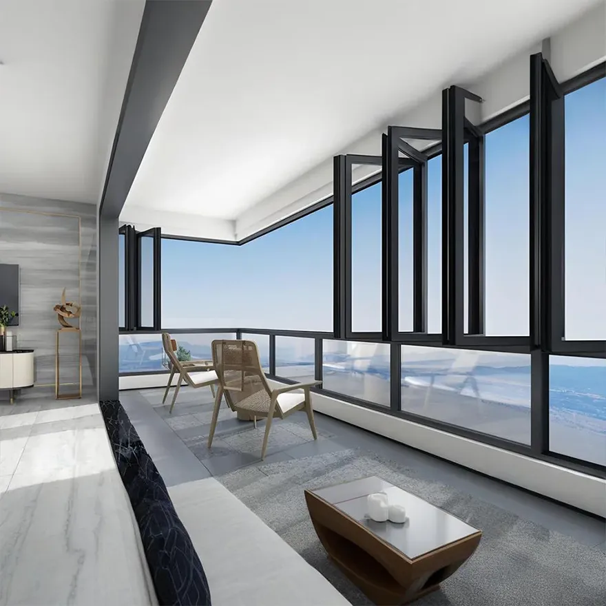 Aluminum Bi Folding Window