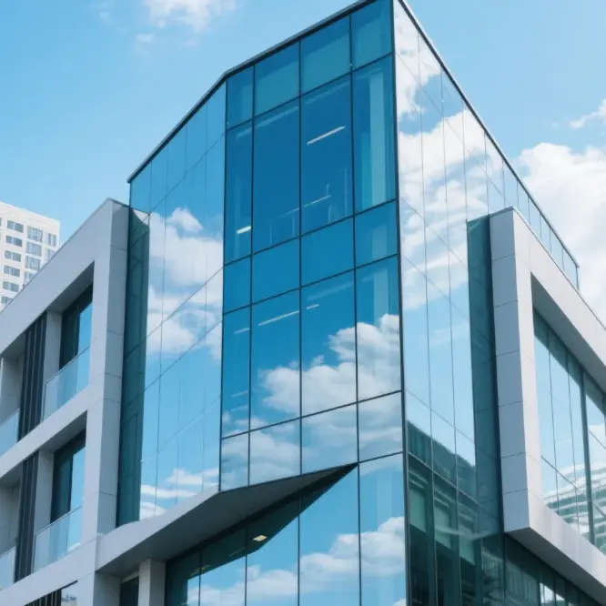Vetro temperato per facciate continue